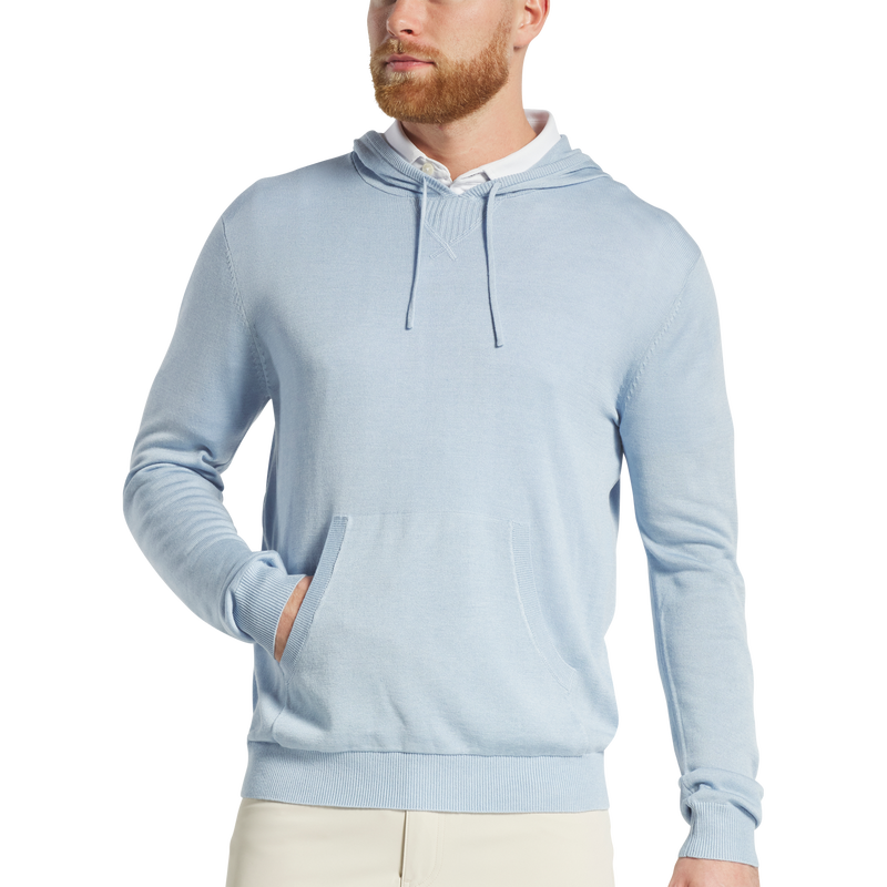 Sweater Hoodie - Heather Light Blue