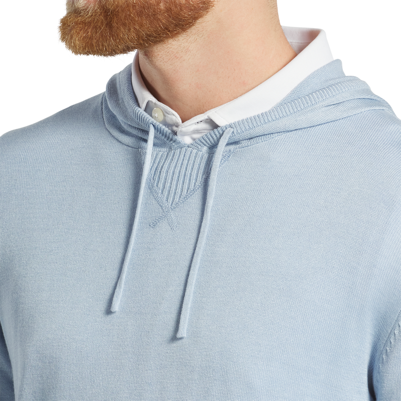 Sweater Hoodie - Heather Light Blue