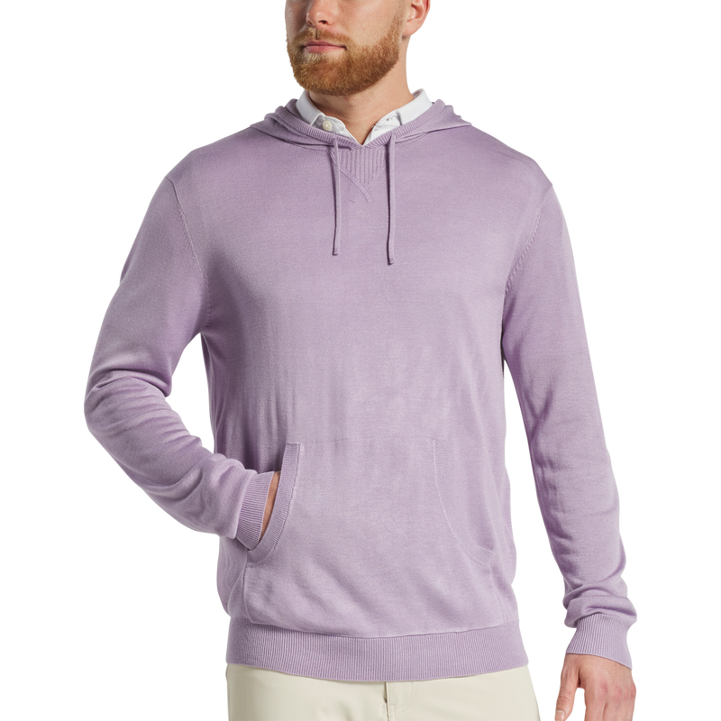 Sweater Hoodie - Heather Lavender