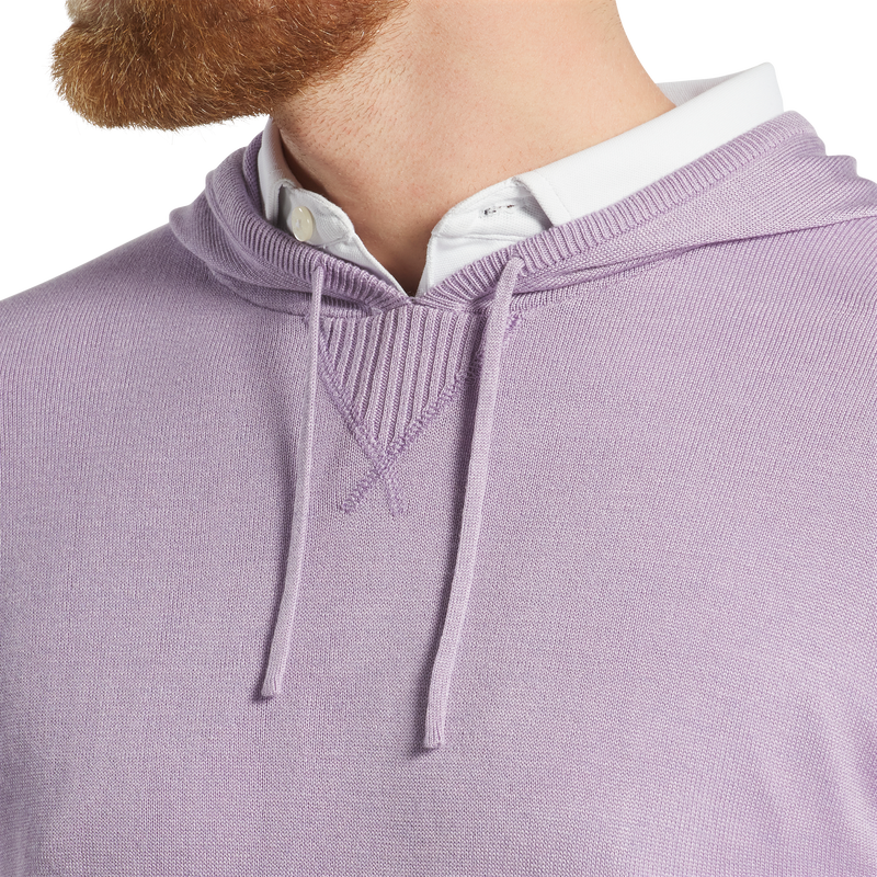 Sweater Hoodie - Heather Lavender