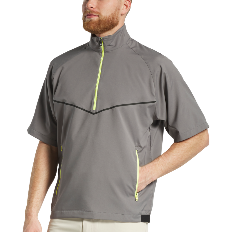 Zephyr Short Sleeve Windshirt - Charcoal