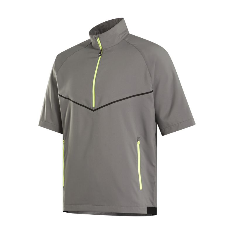 Zephyr Short Sleeve Windshirt - Charcoal