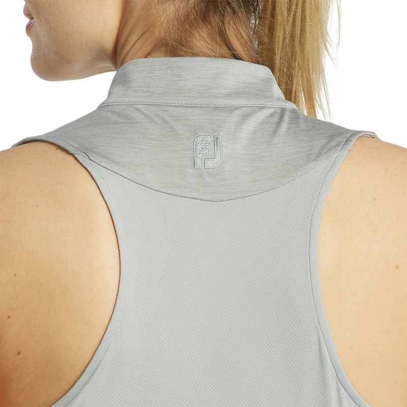 Space Dye Racerback Tank Women - Grey