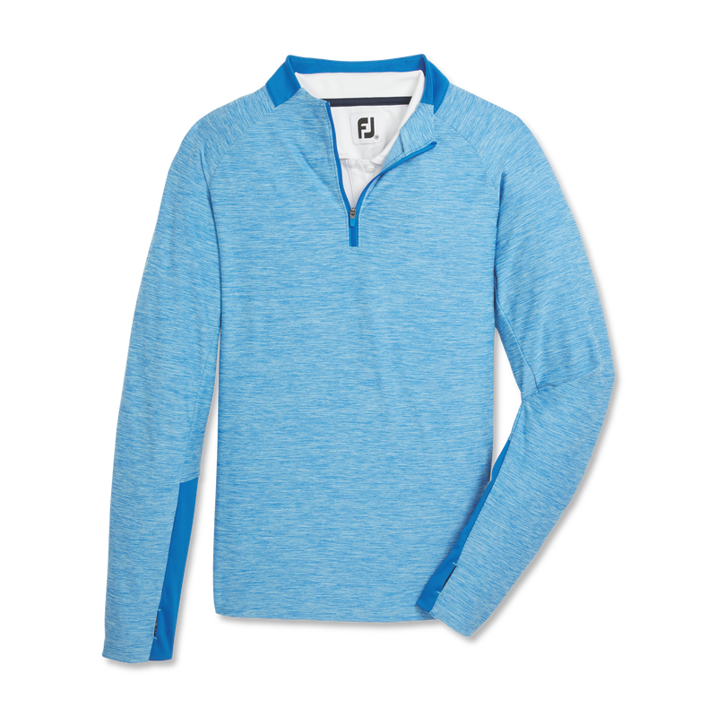 Space Dye Quarter-Zip Mid-Layer Women - Blue / Aqua
