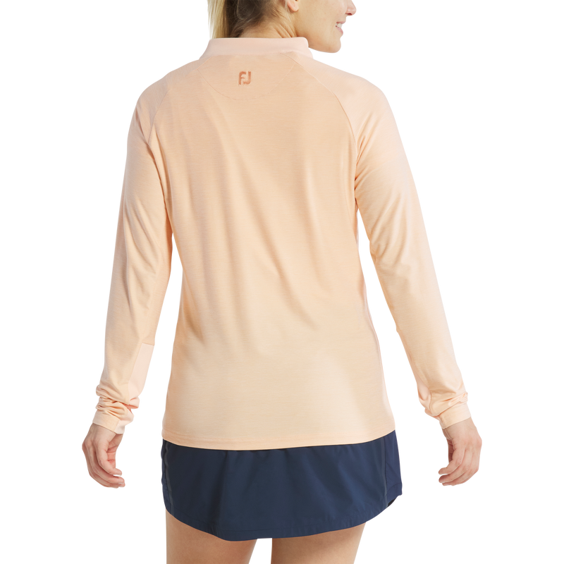 Space Dye Quarter-Zip Mid-Layer Women - Sunset