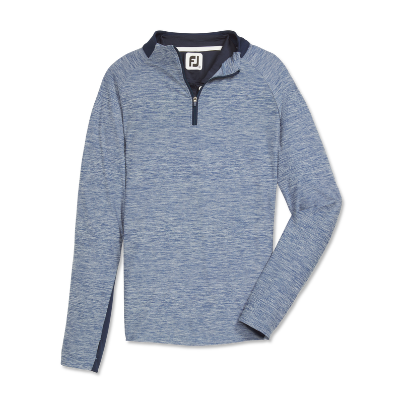 Space Dye Quarter-Zip Mid-Layer Women - Navy