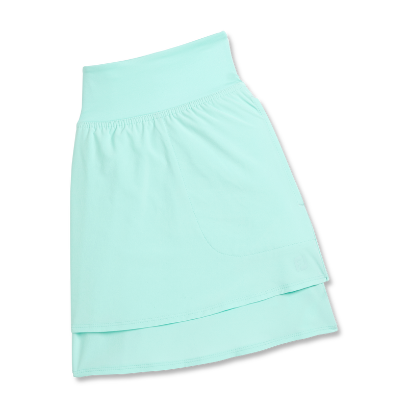Lightweight Woven Skort Women - Aqua