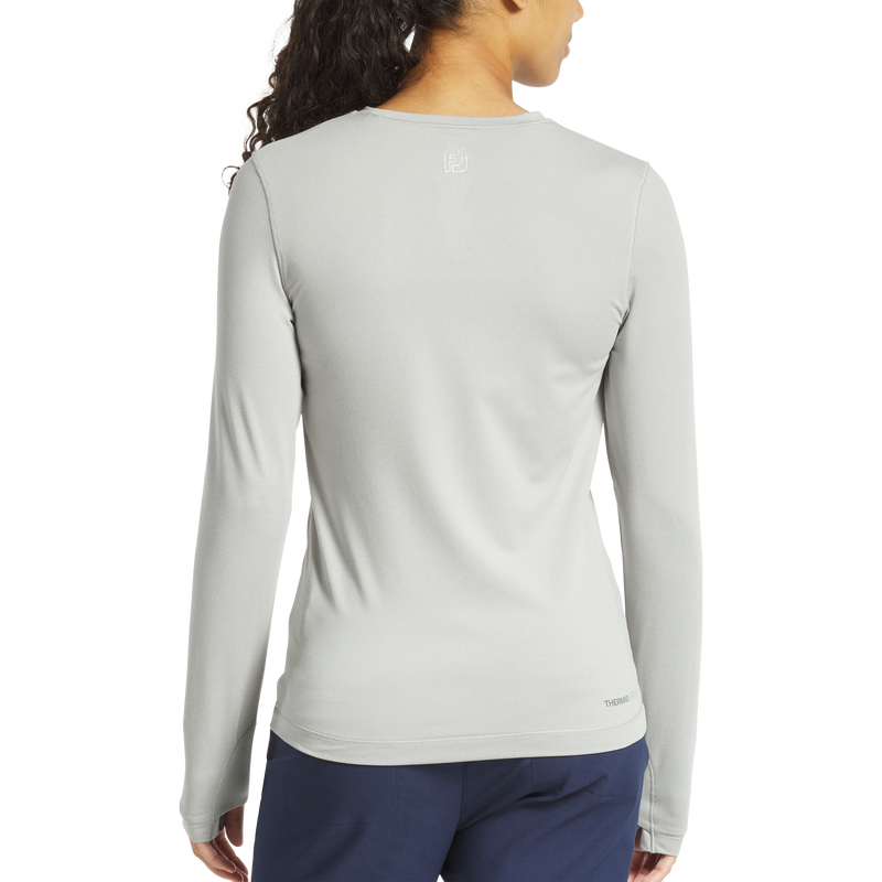ThermoSeries Long Sleeve Base Layer Women - Heather Grey