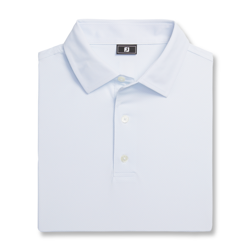 Tonal Dot Print Lisle - White