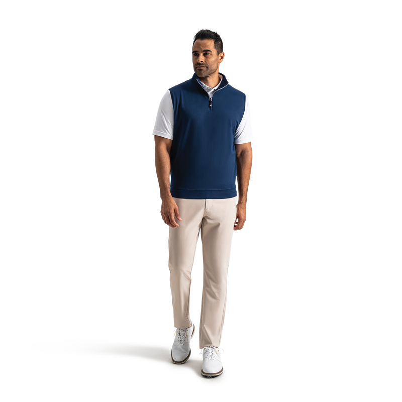 Approach Quarter-Zip Vest - Navy