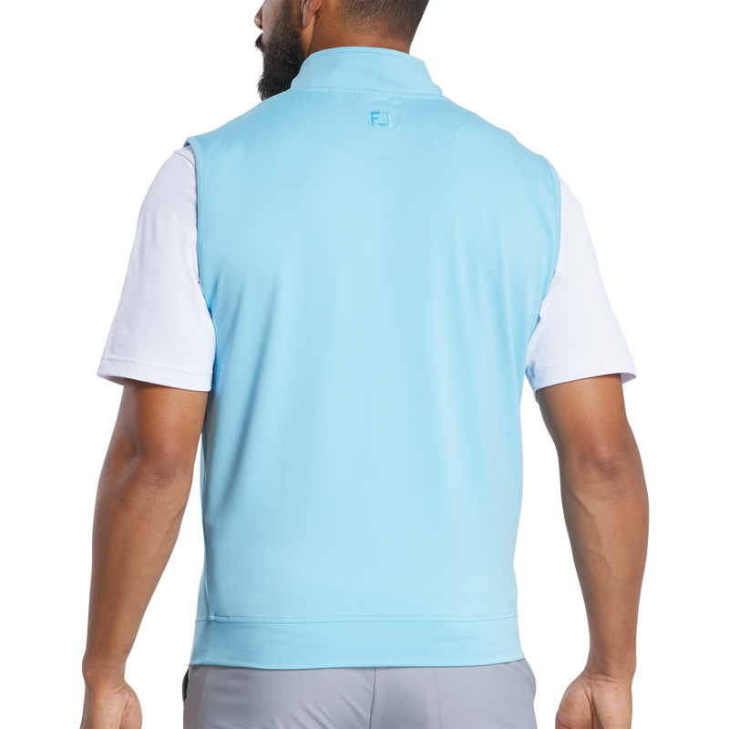 Approach Quarter-Zip Vest - Light Blue