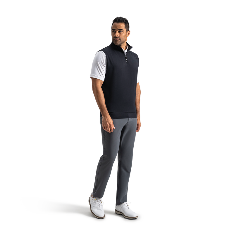 Approach Quarter-Zip Vest - Black