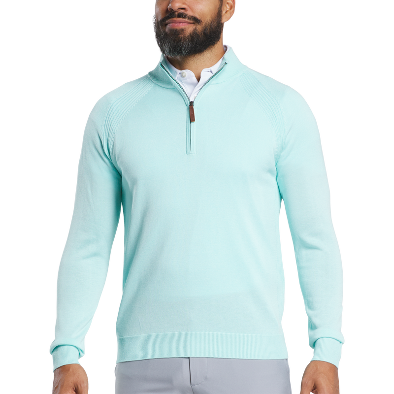 Half-Zip Sweater (Men's) - Mint