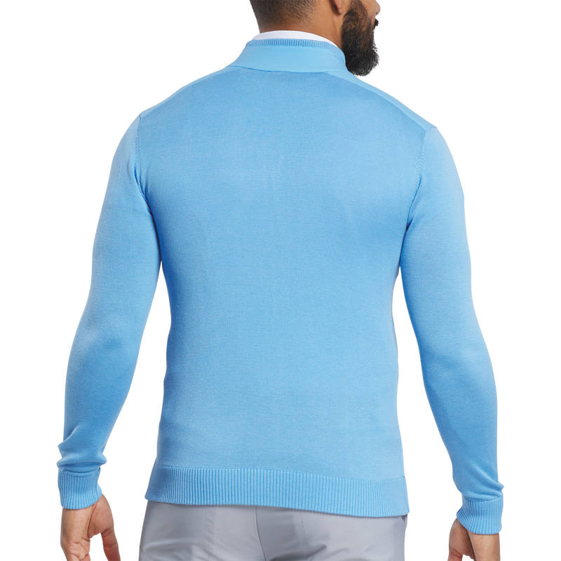 Hybrid Full-Zip Sweater - Riviera