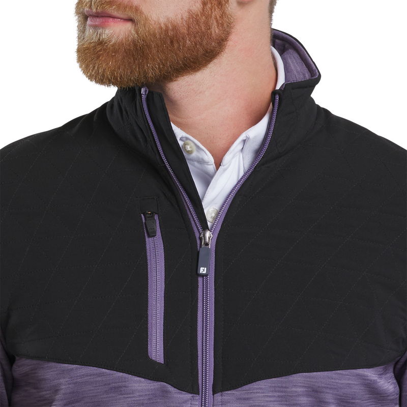 ThermoSeries Full-Zip Hybrid - Purple / Black