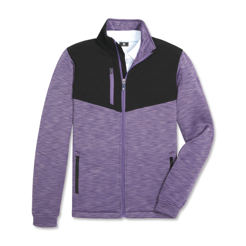 ThermoSeries Full-Zip Hybrid - Purple / Black