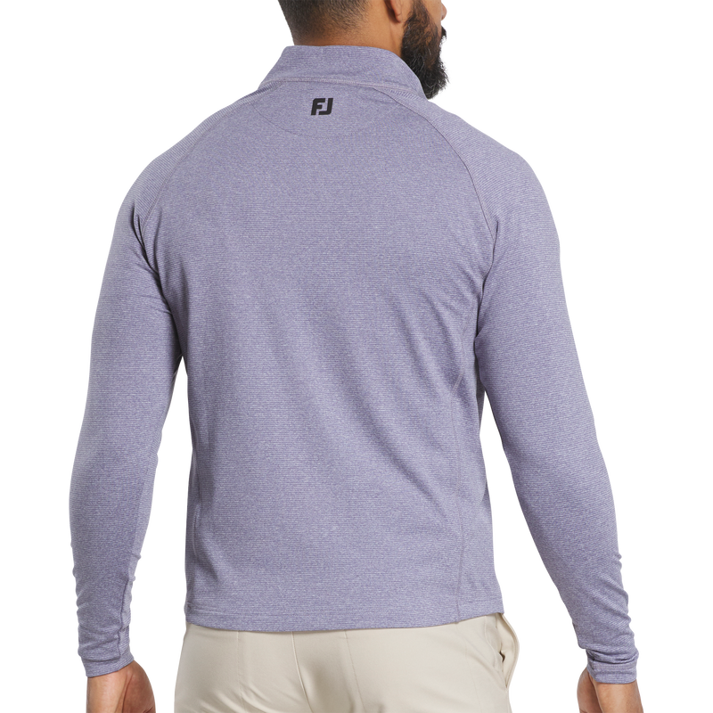 ThermoSeries Heather Brushed Back Mid-Layer - Purple