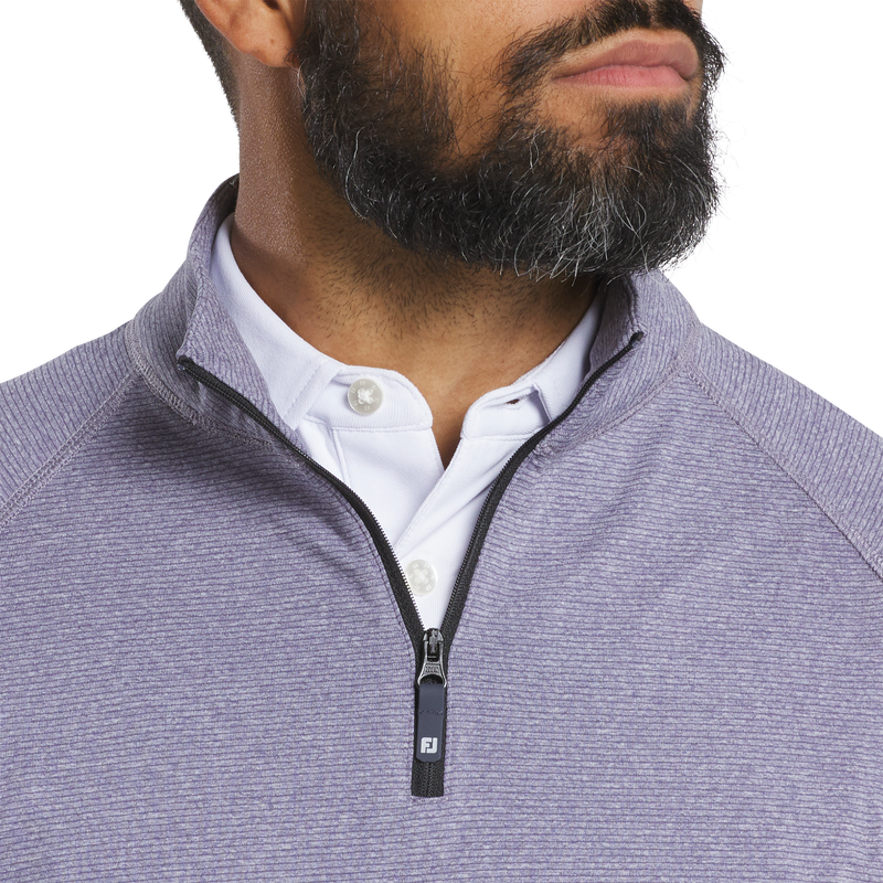 ThermoSeries Heather Brushed Back Mid-Layer - Purple