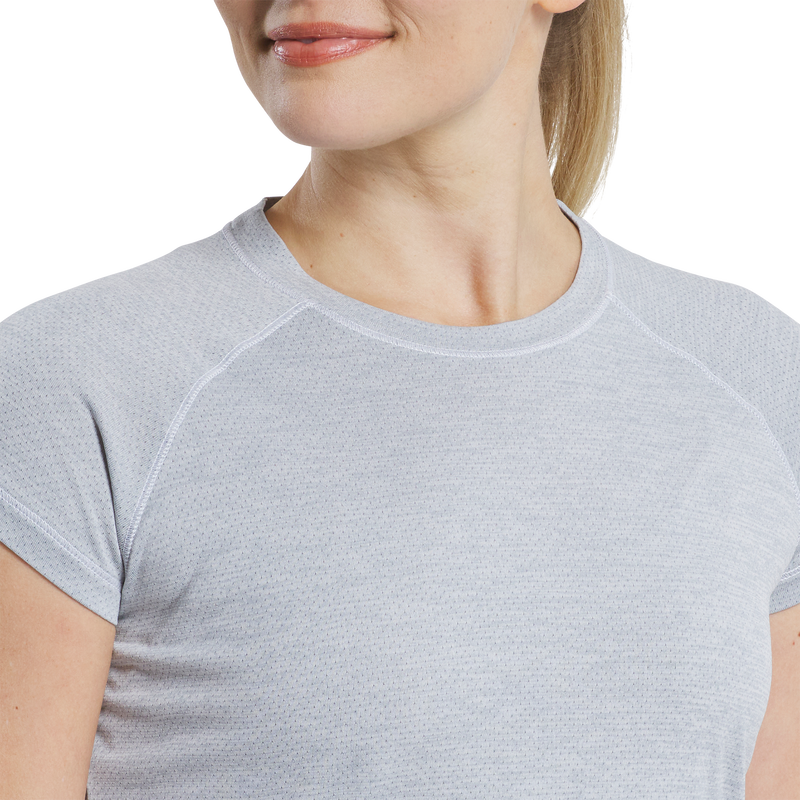 Short Sleeve Crew Neck Women (Women's) - Heather Grey