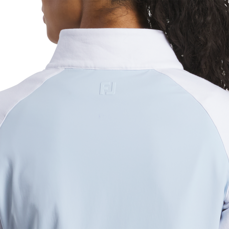 Hybrid Quarter-Zip Women - White / Skyway