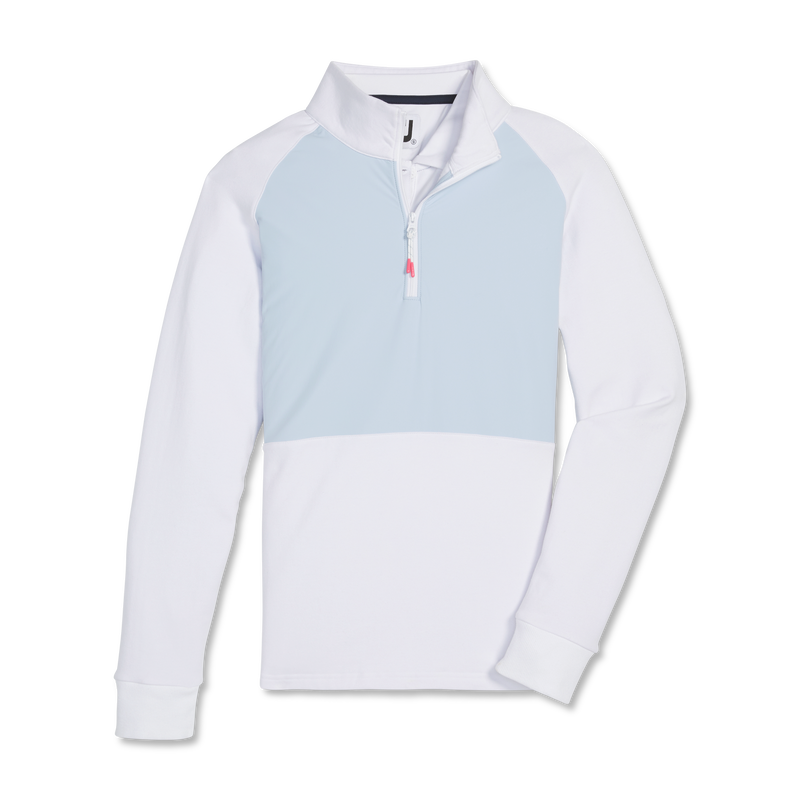 Hybrid Quarter-Zip Women - White / Skyway