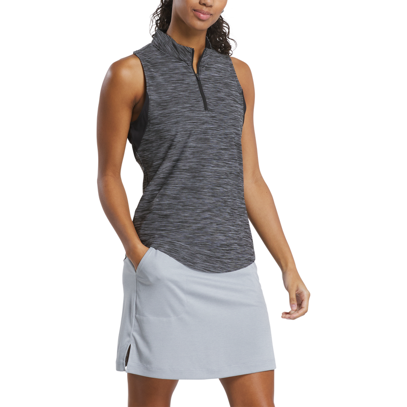 Space Dye Racerback Tank Women - Black