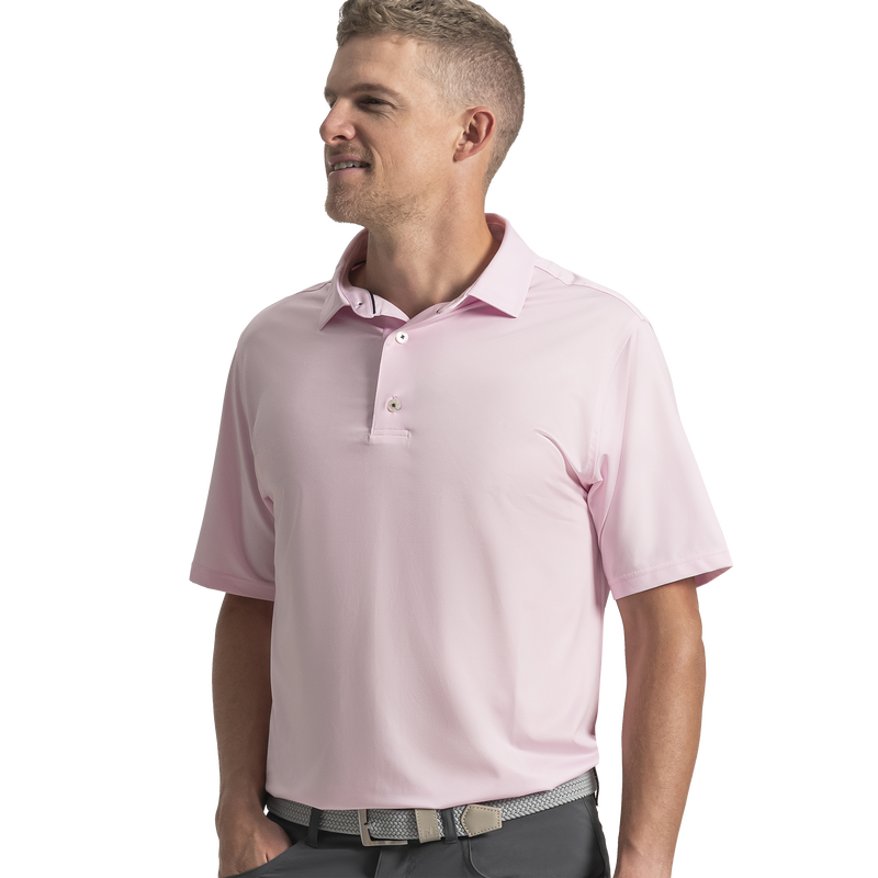 Tonal Dot Print Lisle - Light Pink