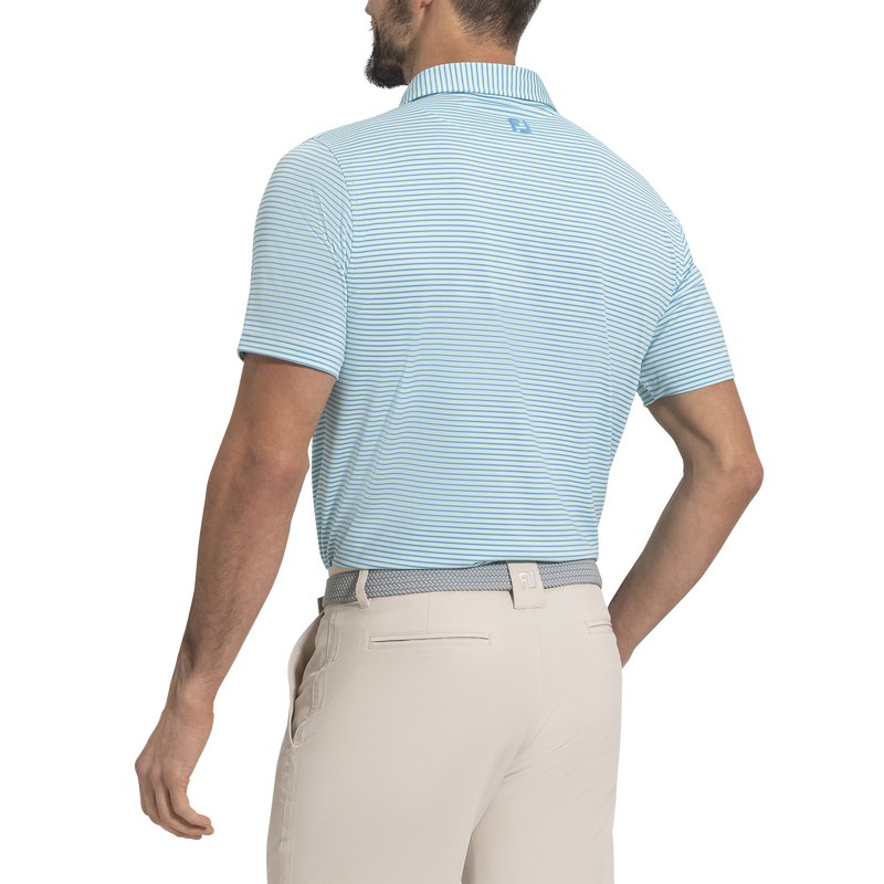 Smooth Stripe Lisle - Mint / Blue / White