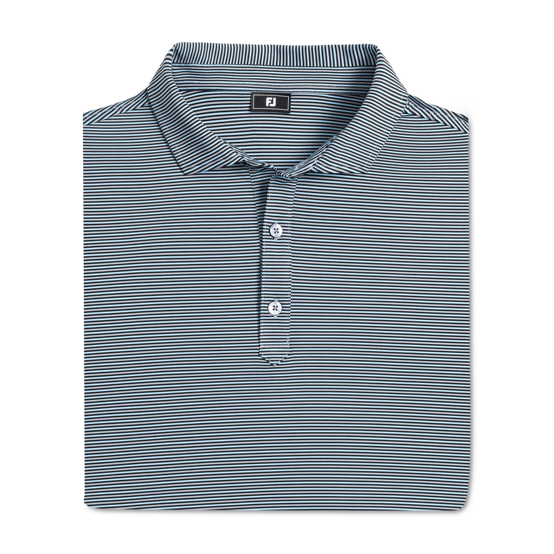 Smooth Stripe Lisle - Black / Grey / Light Blue