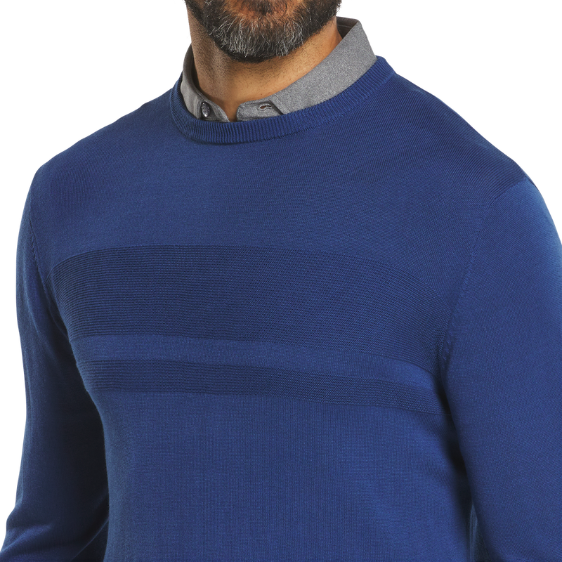 Tonal Block Crewneck Sweater - Horizon
