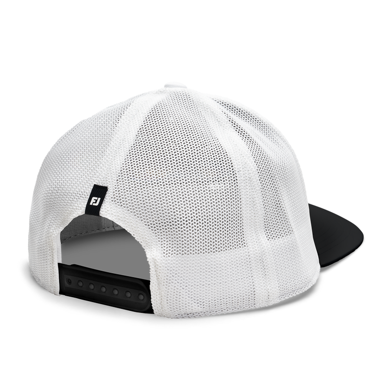 Motif Mesh Trucker Hat - Black / Shaka Logo