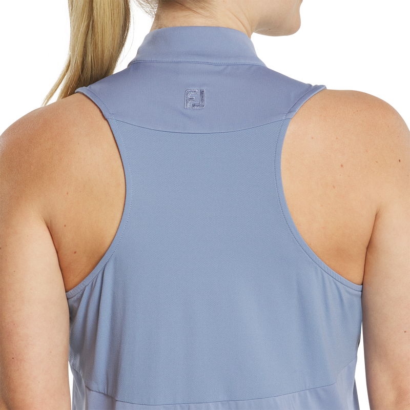 Space Dye Racerback Tank Women - Blue Stone