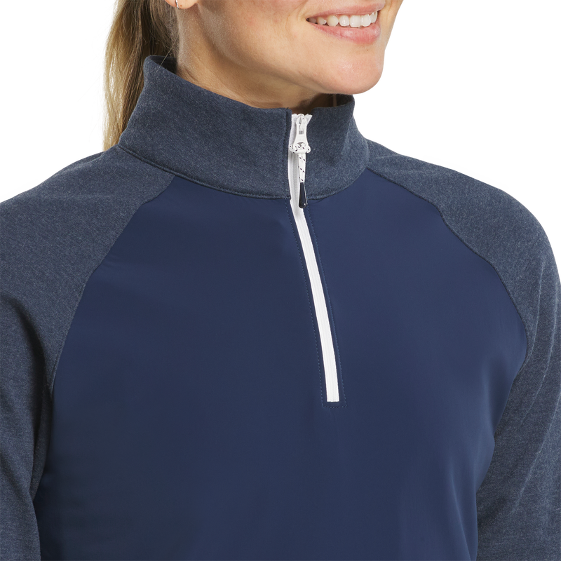 Hybrid Quarter-Zip Women - Navy