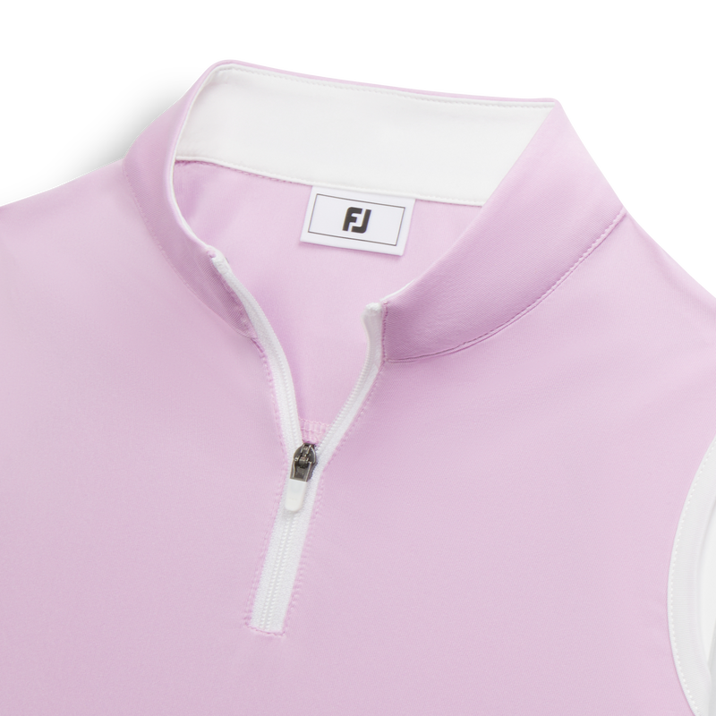 Sleeveless Quarter-Zip Junior Girl (Junior) - Orchid