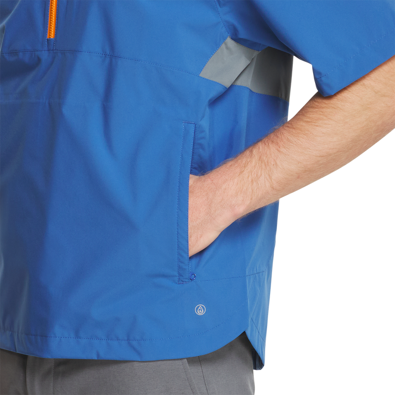 HydroLite X Short Sleeve Rain Shirt - Indigo / Basalt