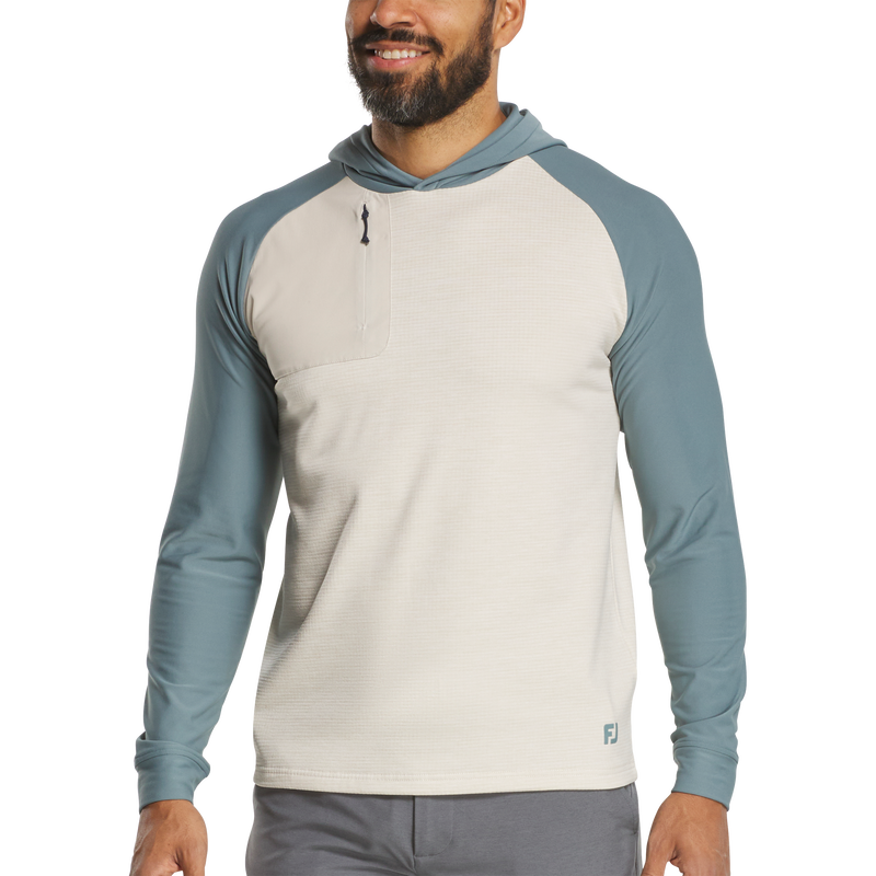 ThermoSeries Pullover Hoodie - Stone / Green