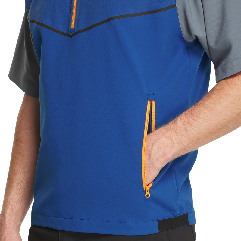 Zephyr Short Sleeve Windshirt - Indigo / Basalt