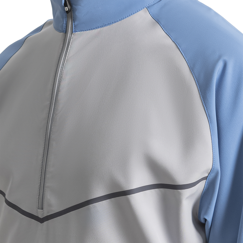 Zephyr Short Sleeve Windshirt - Coastal Blue / Grey
