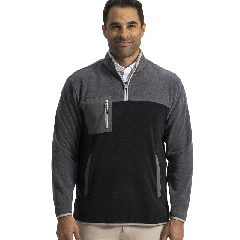 Polar Fleece - Black / Charcoal