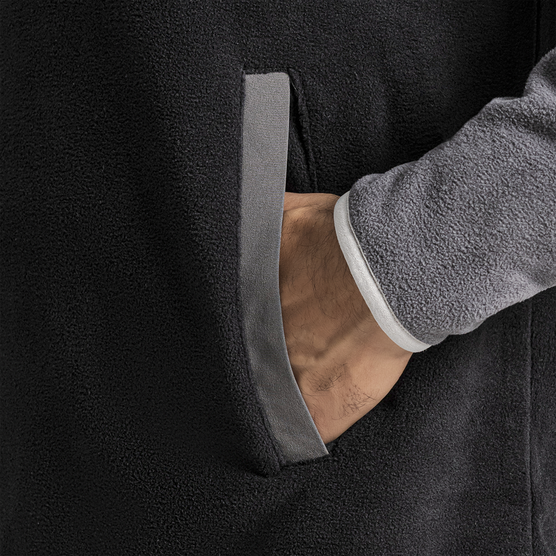 Polar Fleece - Black / Charcoal