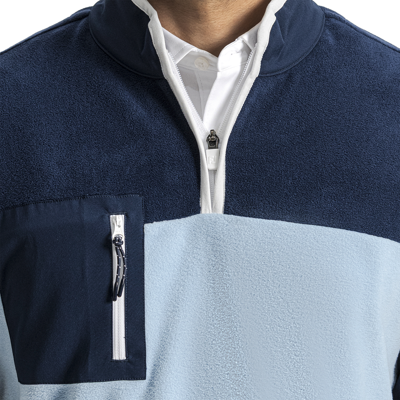 Polar Fleece - Navy / Light Blue