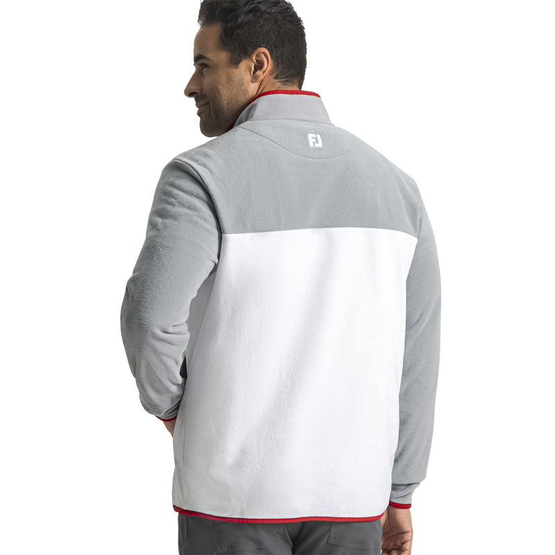 Polar Fleece - White / Grey