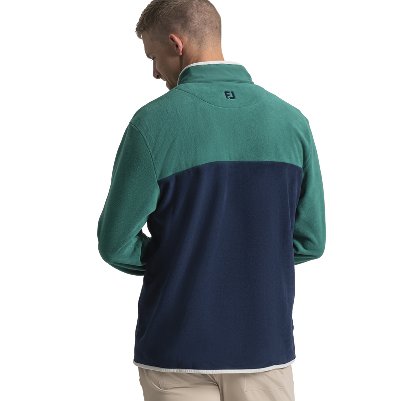 Polar Fleece - Field Green / Navy