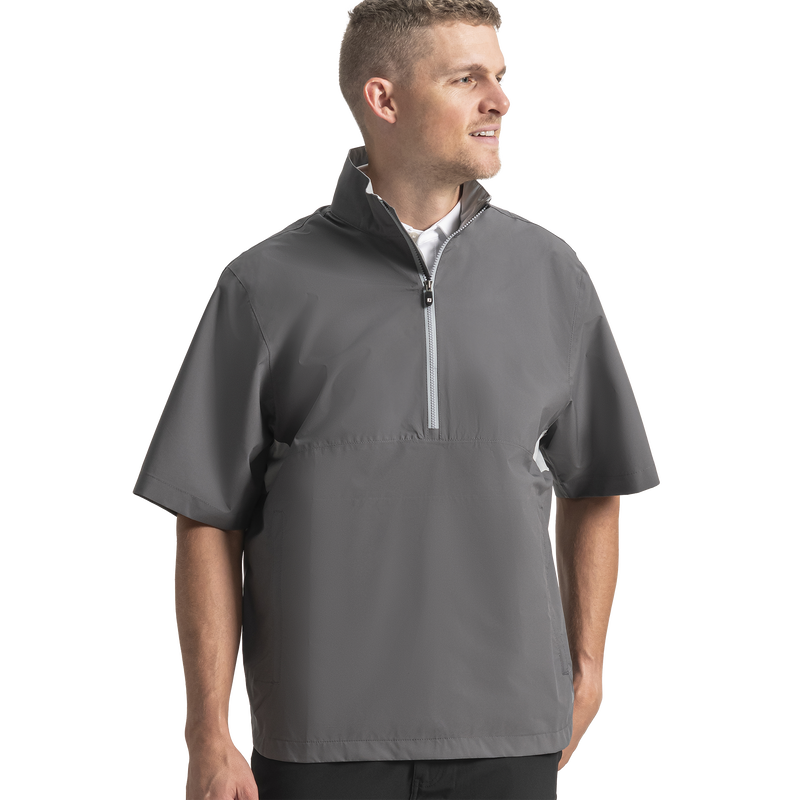 HydroLite X Short Sleeve Rain Shirt - Charcoal / Grey