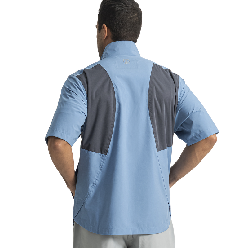 HydroLite X Short Sleeve Rain Shirt - Coastal Blue / Graphite