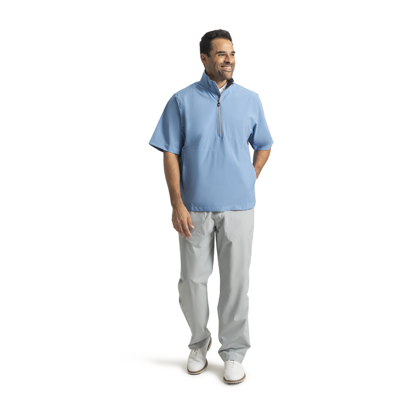 HydroLite X Short Sleeve Rain Shirt - Coastal Blue / Graphite