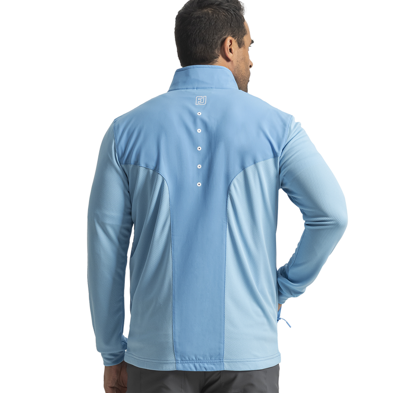 TempoSeries Hybrid Full-Zip Jacket - Blue Reef