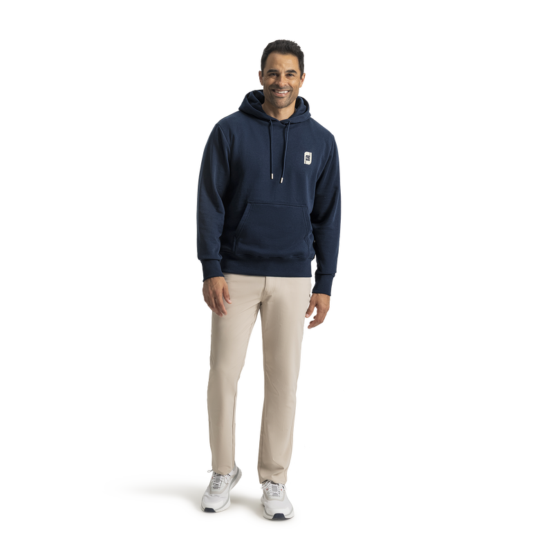 Heritage Golf Motif Hoodie - Navy