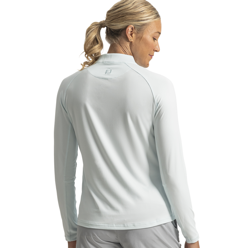 Space Dye Quarter-Zip Mid-Layer Women - Glacial Blue