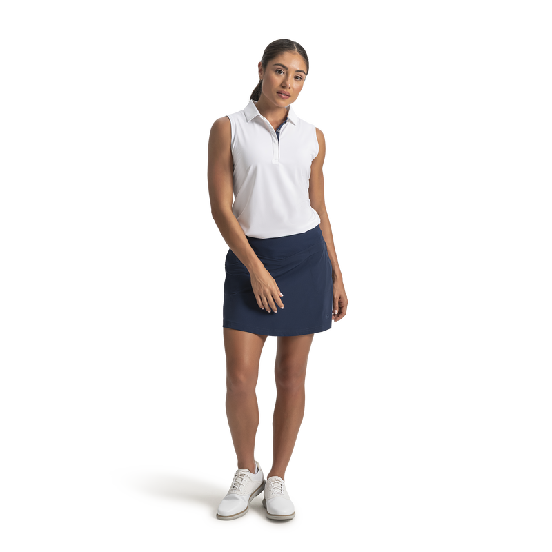 Sleeveless Lisle Women - White